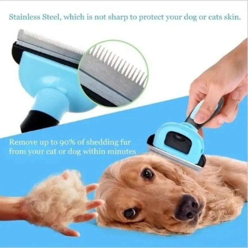 Brosse démêlante double face pour chien et chat