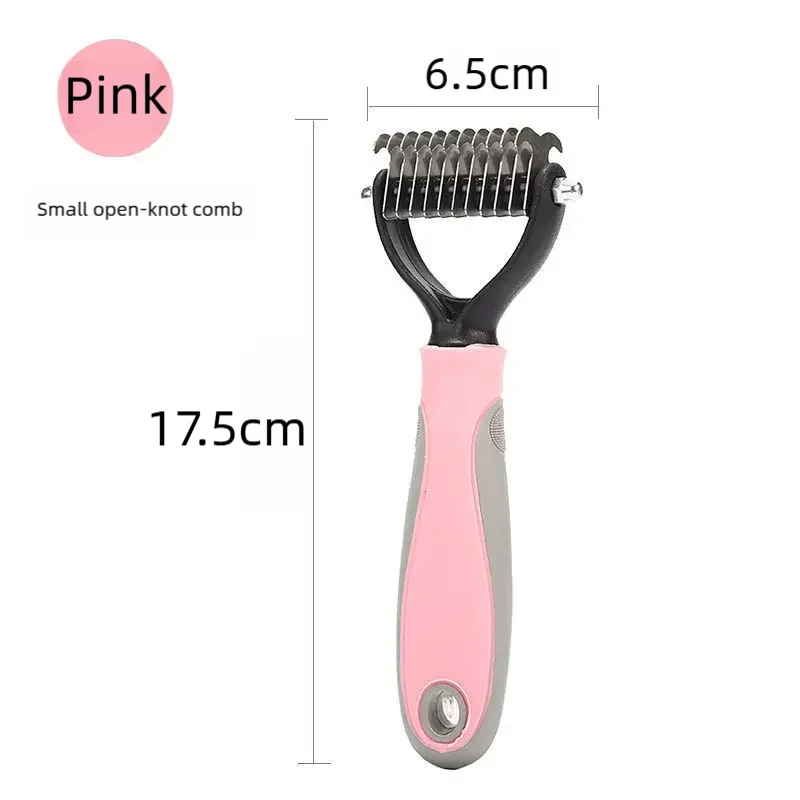 Brosse anti-mue double face pour chien et chat