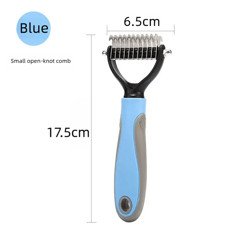Brosse anti-mue double face pour chien et chat