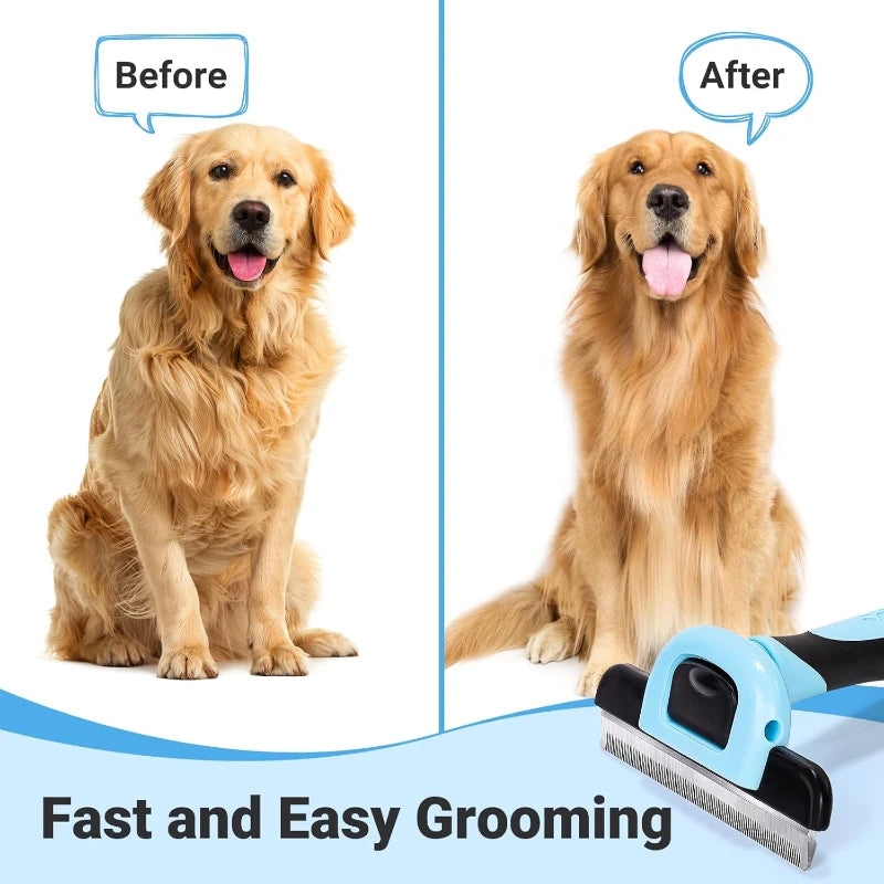 Brosse démêlante double face pour chien et chat