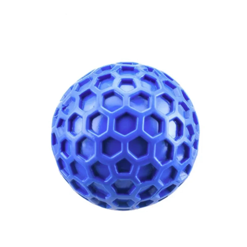 Balle interactive indestructible en caoutchouc pour chien