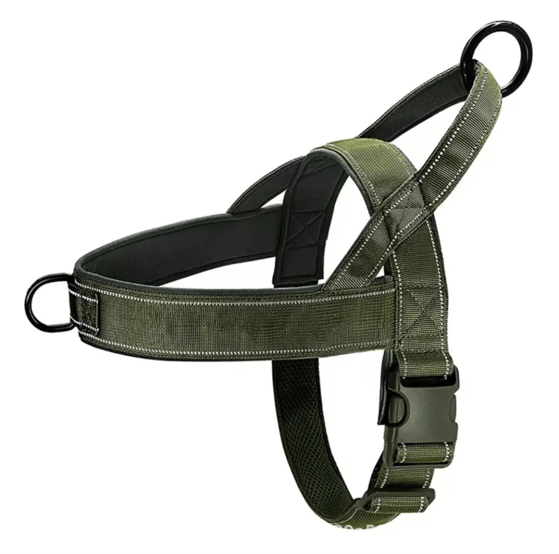 Harnais tactique anti-traction pour grand chien